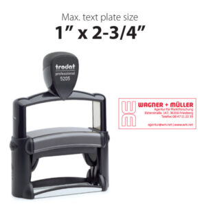 Trodat Professional 5205 Self-Inking Text Stamp